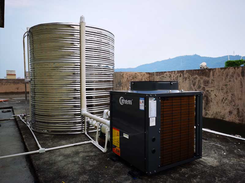 深圳龙岗某出租屋3匹3吨空气能热水工程